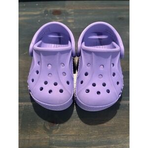 Crocs Baya Kids Clogs Sandals Slides Size C 5 Purple